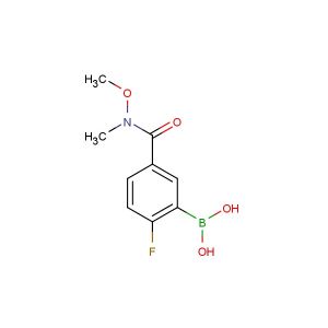 2-fluoro-5-(methoxy(methyl)carbamoyl)phenylboronic acid