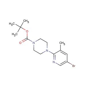 tert-butyl 4-(5-bromo-3-methylpyridin-2-yl)piperazine-1-carboxylate