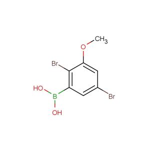2,5-dibromo-3-methoxyphenylboronic acid