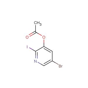 5-bromo-2-iodopyridin-3-yl acetate