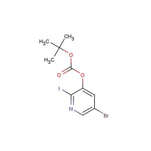 5-bromo-2-iodopyridin-3-yl tert-butyl carbonate