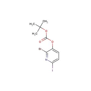 2-bromo-6-iodopyridin-3-yl tert-butyl carbonate