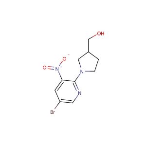 (1-(5-bromo-3-nitropyridin-2-yl)pyrrolidin-3-yl)methanol