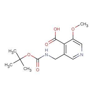 3-((tert-butoxycarbonylamino)methyl)-5-methoxyisonicotinic acid