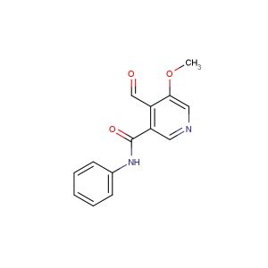 4-formyl-5-methoxy-N-phenylnicotinamide