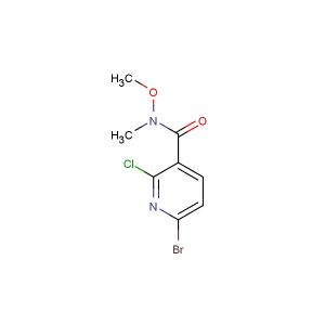 6-bromo-2-chloro-N-methoxy-N-methylnicotinamide