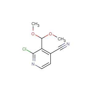 2-chloro-3-(dimethoxymethyl)isonicotinonitrile