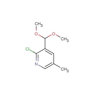 2-chloro-3-(dimethoxymethyl)-5-methylpyridine