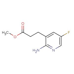 methyl 3-(2-amino-5-fluoropyridin-3-yl)propanoate
