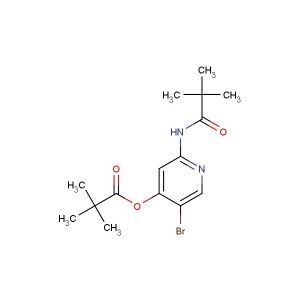 5-bromo-2-pivalamidopyridin-4-yl pivalate