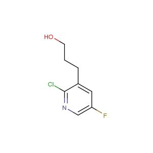 3-(2-chloro-5-fluoropyridin-3-yl)propan-1-ol