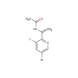 N-(1-(5-bromo-3-fluoropyridin-2-yl)vinyl)acetamide