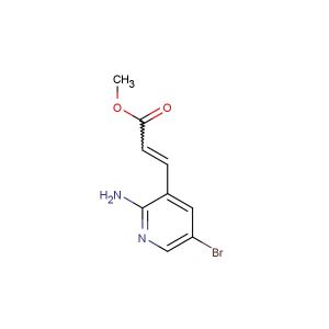 methyl 3-(2-amino-5-bromopyridin-3-yl)acrylate