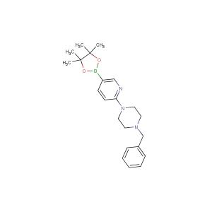 1-benzyl-4-(5-(4,4,5,5-tetramethyl-1,3,2-dioxaborolan-2-yl)pyridin-2-yl)piperazine