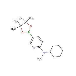 N-cyclohexyl-N-methyl-5-(4,4,5,5-tetramethyl-1,3,2-dioxaborolan-2-yl)pyridin-2-amine