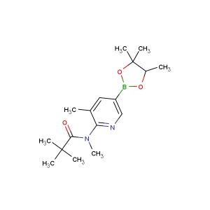 N-methyl-N-(3-methyl-5-(4,4,5-trimethyl-1,3,2-dioxaborolan-2-yl)pyridin-2-yl)pivalamide