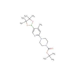 tert-butyl 4-(4-methyl-5-(4,4,5,5-tetramethyl-1,3,2-dioxaborolan-2-yl)pyridin-2-yl)piperazine-1-carboxylate