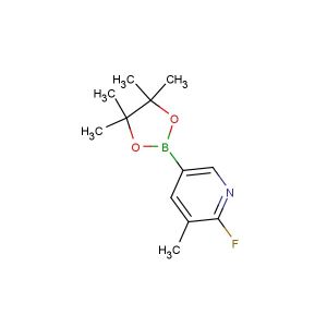 2-fluoro-3-methyl-5-(4,4,5,5-tetramethyl-1,3,2-dioxaborolan-2-yl)pyridine
