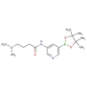 4-(dimethylamino)-N-(5-(4,4,5,5-tetramethyl-1,3,2-dioxaborolan-2-yl)pyridin-3-yl)butanamide