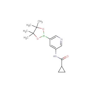 N-(5-(4,4,5,5-tetramethyl-1,3,2-dioxaborolan-2-yl)pyridin-3-yl)cyclopropanecarboxamide