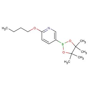 2-butoxy-5-(4,4,5,5-tetramethyl-1,3,2-dioxaborolan-2-yl)pyridine
