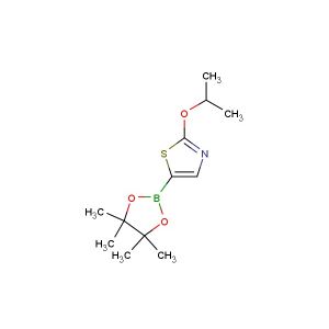 2-isopropoxy-5-(4,4,5,5-tetramethyl-1,3,2-dioxaborolan-2-yl)thiazole