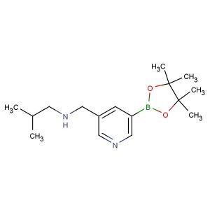 2-methyl-N-((5-(4,4,5,5-tetramethyl-1,3,2-dioxaborolan-2-yl)pyridin-3-yl)methyl)propan-1-amine