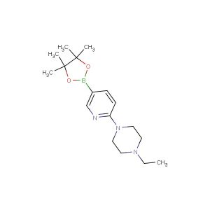 1-ethyl-4-(5-(4,4,5,5-tetramethyl-1,3,2-dioxaborolan-2-yl)pyridin-2-yl)piperazine