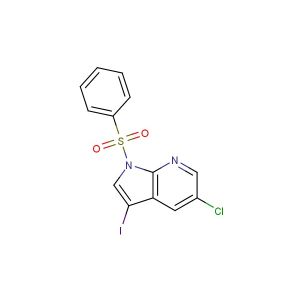1-Benzenesulfonyl-5-chloro-3-iodo-1H-pyrrolo[2,3-b]pyridine