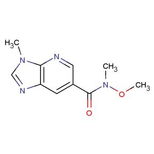 N-methoxy-N,3-dimethyl-3H-imidazo[4,5-b]pyridine-6-carboxamide