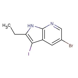5-bromo-2-ethyl-3-iodo-1H-pyrrolo[2,3-b]pyridine