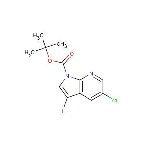 tert-butyl 5-chloro-3-iodo-1H-pyrrolo[2,3-b]pyridine-1-carboxylate