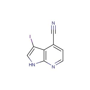 3-iodo-1H-pyrrolo[2,3-b]pyridine-4-carbonitrile