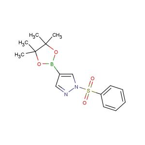 1-(phenylsulfonyl)-4-(4,4,5,5-tetramethyl-1,3,2-dioxaborolan-2-yl)-1H-pyrazole