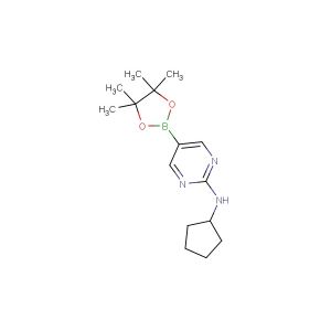 N-cyclopentyl-5-(4,4,5,5-tetramethyl-1,3,2-dioxaborolan-2-yl)pyrimidin-2-amine