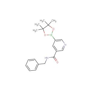 N-benzyl-5-(4,4,5,5-tetramethyl-1,3,2-dioxaborolan-2-yl)nicotinamide