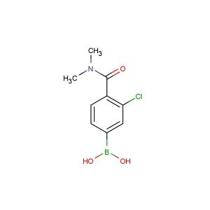 3-chloro-4-(dimethylcarbamoyl)benzeneboronic acid