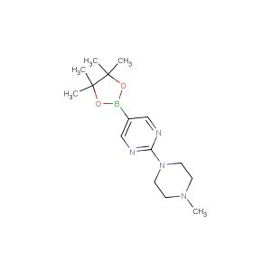 2-(4-methylpiperazin-1-yl)-5-(4,4,5,5-tetramethyl-1,3,2-dioxaborolan-2-yl)pyrimidine