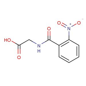 2-(2-nitrobenzamido)acetic acid