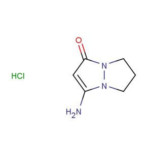 3-amino-6,7-dihydropyrazolo[1,2-a]pyrazol-1(5H)-one hydrochloride