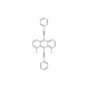 1,8-dichloro-9,10-bis(phenylethynyl) anthracene