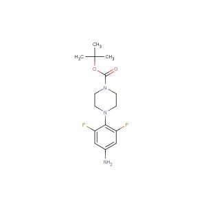 tert-butyl 4-(4-amino-2,6-difluorophenyl)piperazine-1-carboxylate