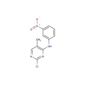 (2-chloro-5-methyl-pyrimidin-4-yl)-(3-nitro-phenyl)-amine