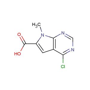 4-chloro-7-methyl-7H-pyrrolo[2,3-d]pyrimidine-6-carboxylic acid