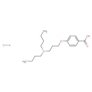 4-(3-(dibutylamino)propoxy)benzoic acid hydrochloride