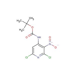tert-butyl (2,6-dichloro-3-nitropyridin-4-yl)carbamate