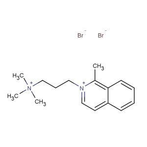1-methyl-2-(3-(trimethylammonio)propyl)isoquinolin-2-ium bromide