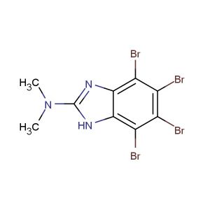 4,5,6,7-tetrabromo-N,N-dimethyl-1H-benzimidazol-2-amine