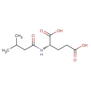 (S)-2-(3-methylbutanamido)pentanedioic acid