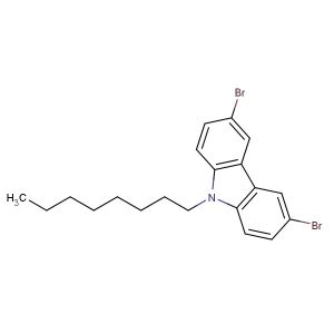 3,6-dibromo-9-N-octylcarbazole